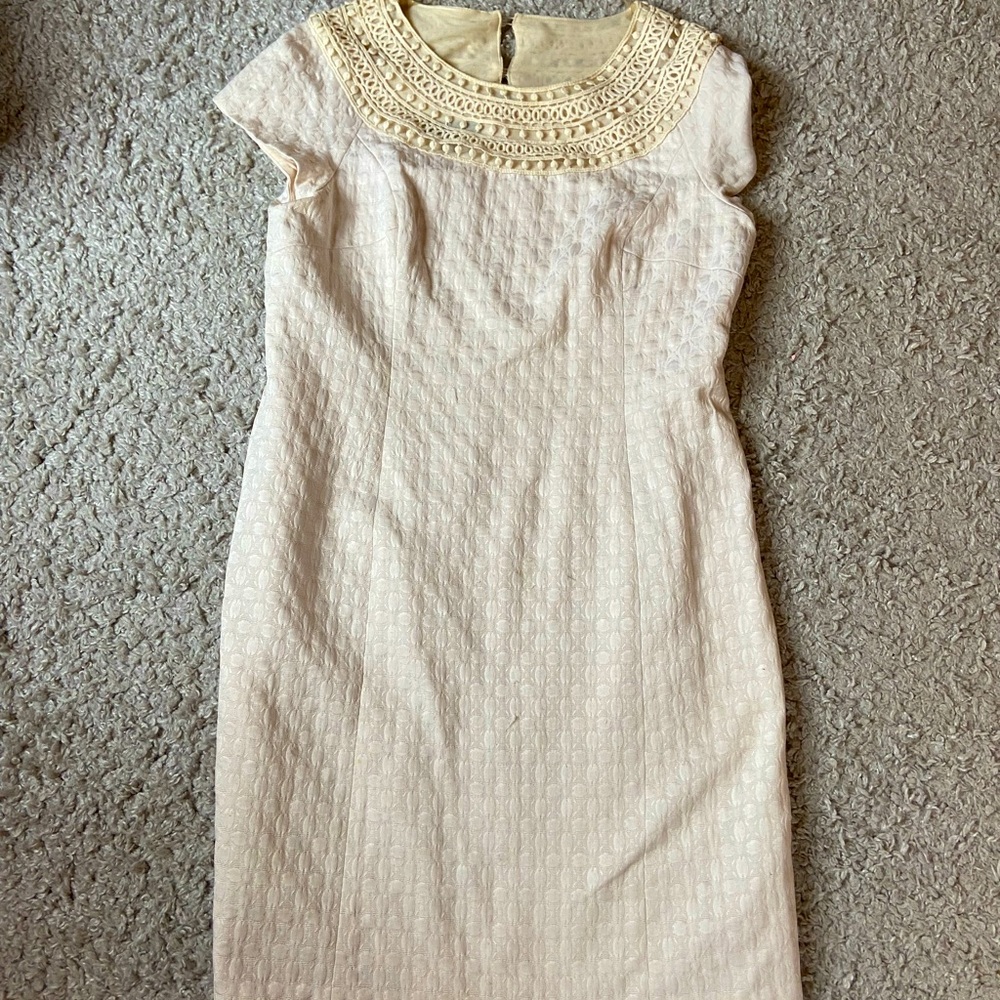 Ivory Quilted Dress